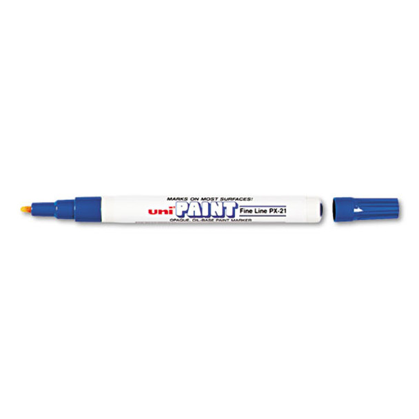 Permanent Marker, Fine Bullet Tip, Blue