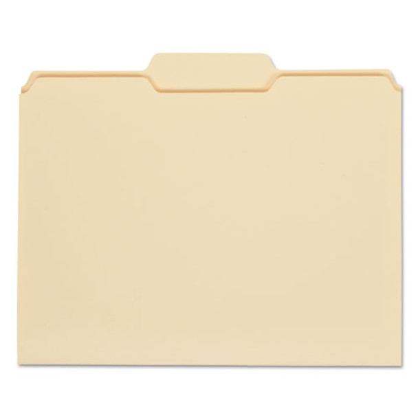 Top Tab Manila File Folders, 1/3-cut Tabs, Center Position, Letter Size, 11 Pt. Manila, 100/box