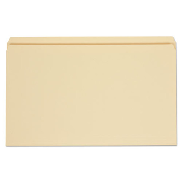 Top Tab Manila File Folders, Straight Tab, Legal Size, 11 Pt. Manila, 100/box