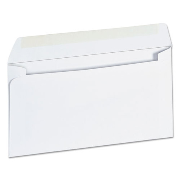 Business Envelope, #6 3/4, Square Flap, Gummed Closure, 3.63 X 6.5, White, 500/box