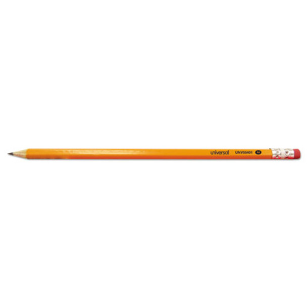 #2 Pre-sharpened Woodcase Pencil, Hb (#2), Black Lead, Yellow Barrel, 24/pack