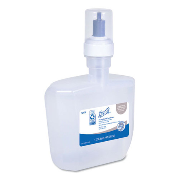 Essential Alcohol-free Foam Hand Sanitizer, 1,200 Ml, Clear, 2/carton