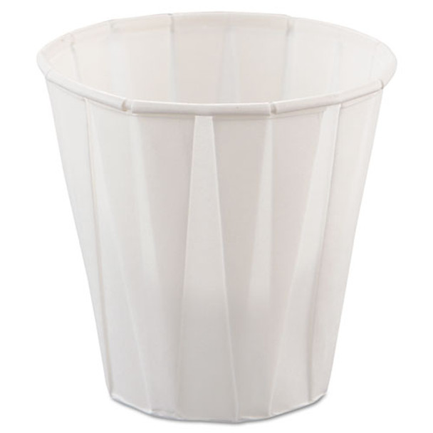 Paper Medical And Dental Treated Cups, 3.5 Oz, White, 100/bag, 50 Bags/carton