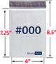 Bubble-Lined Polyolefin Mailers #000 - 4 x 8"