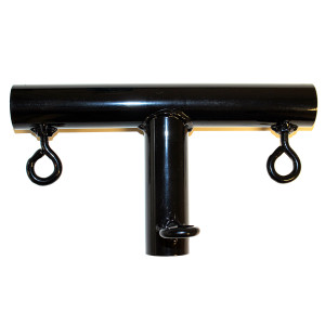 1 3/8" T Shaped Canopy Fitting- Black