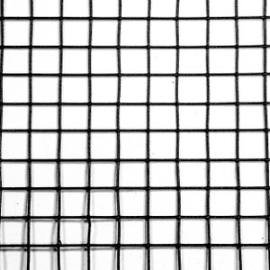 5' x 100' 23 Gauge Galvanized Steel Black PVC Coated Hardware Cloth 0.5" x 0.5" Mesh