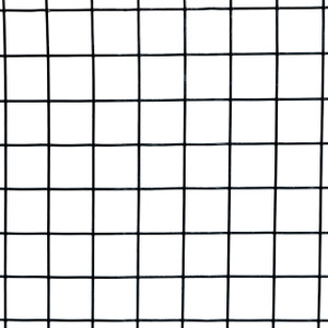 2' x 100' Welded Wire-14 ga. galvanized steel core; 12 ga after Black PVC-Coating, 1.5" x 1.5" Mesh