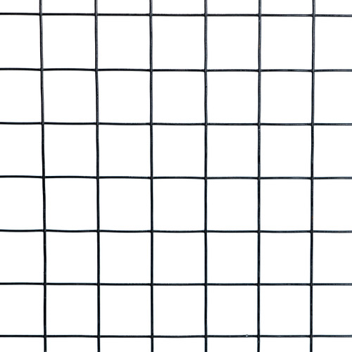 3' x 100' Welded Wire-14 ga. galvanized steel core; 12 ga after Black PVC-Coating, 2" x 2" Mesh