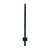 5' Green Steel U-Post with Anchor Plate