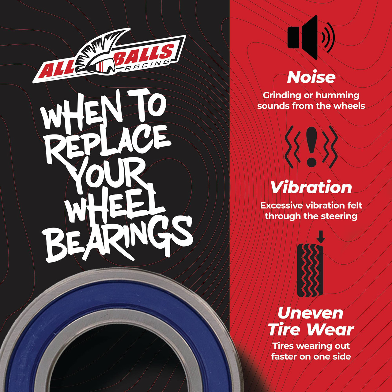 All Balls Wheel Bearing Seal Kit - Kawasaki 25-1111 | DBE