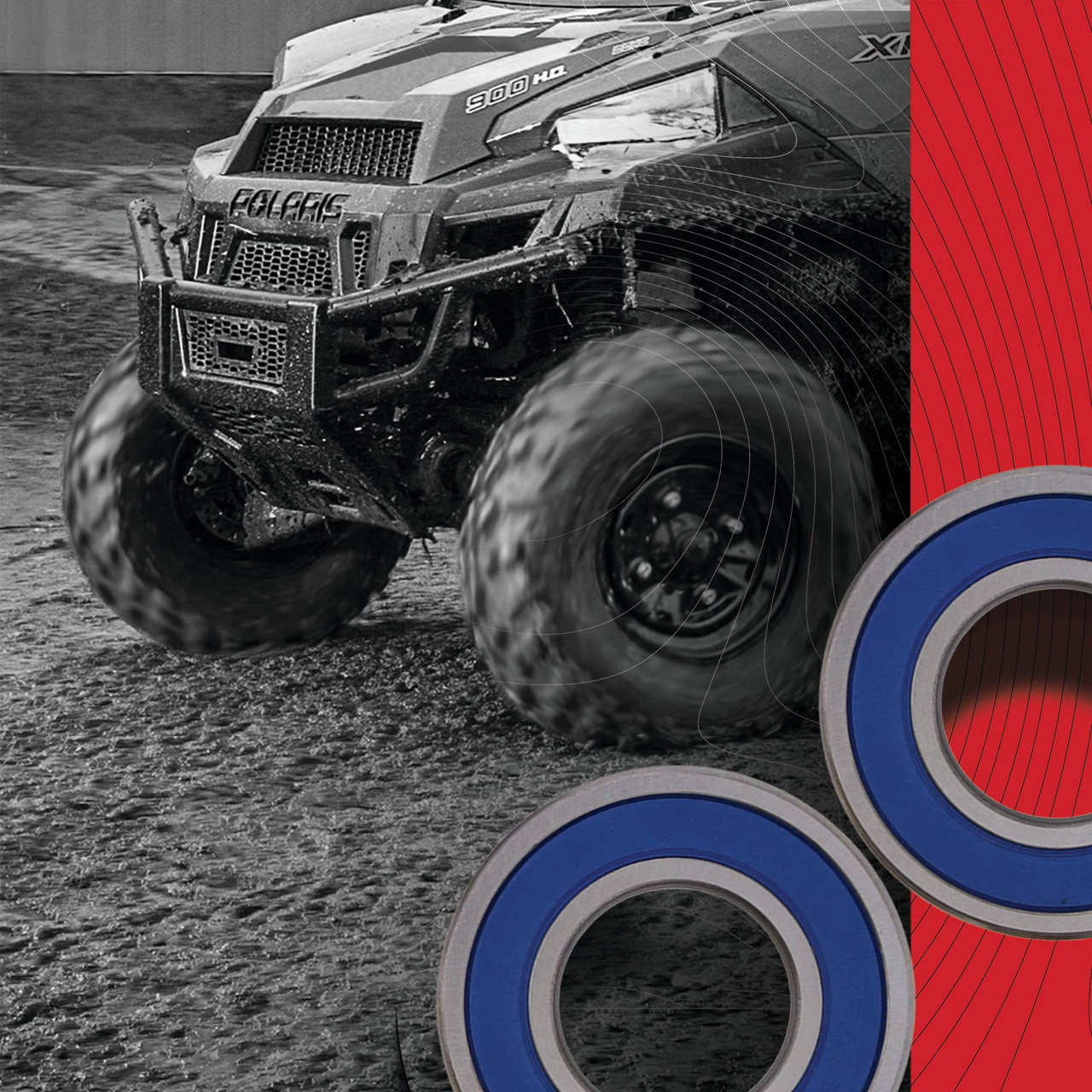 Powersports Bearings All Balls Wheel Bearing And Seal Kit - 25-1434 Small Ball Bearings