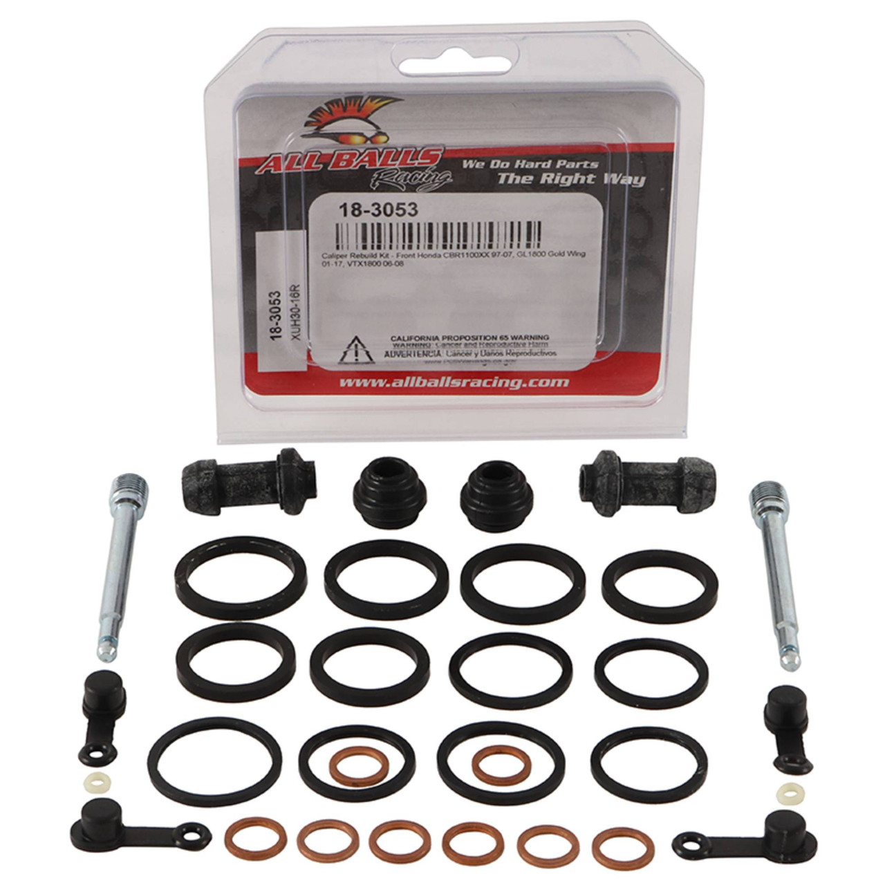 All Balls Front Caliper Rebuild Kit 18-3053 - Honda CBR 1100 XX 97