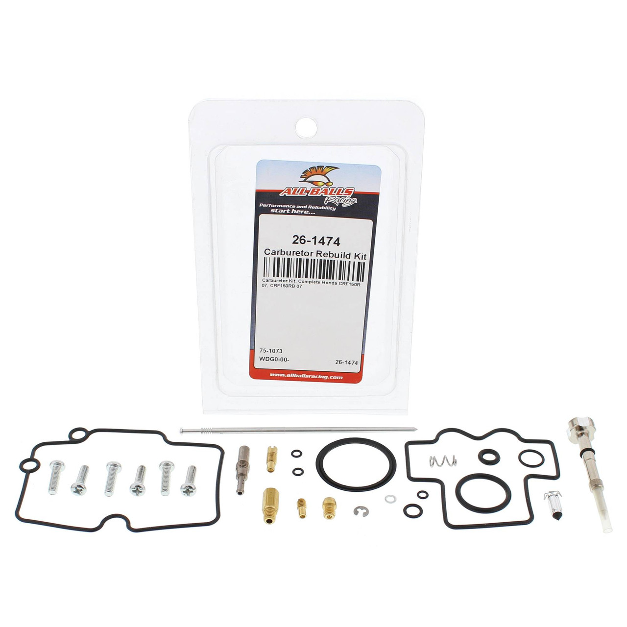 All Balls Carburetor Rebuild Kit 26-1474 - Honda CRF 150 R 07 | DBE
