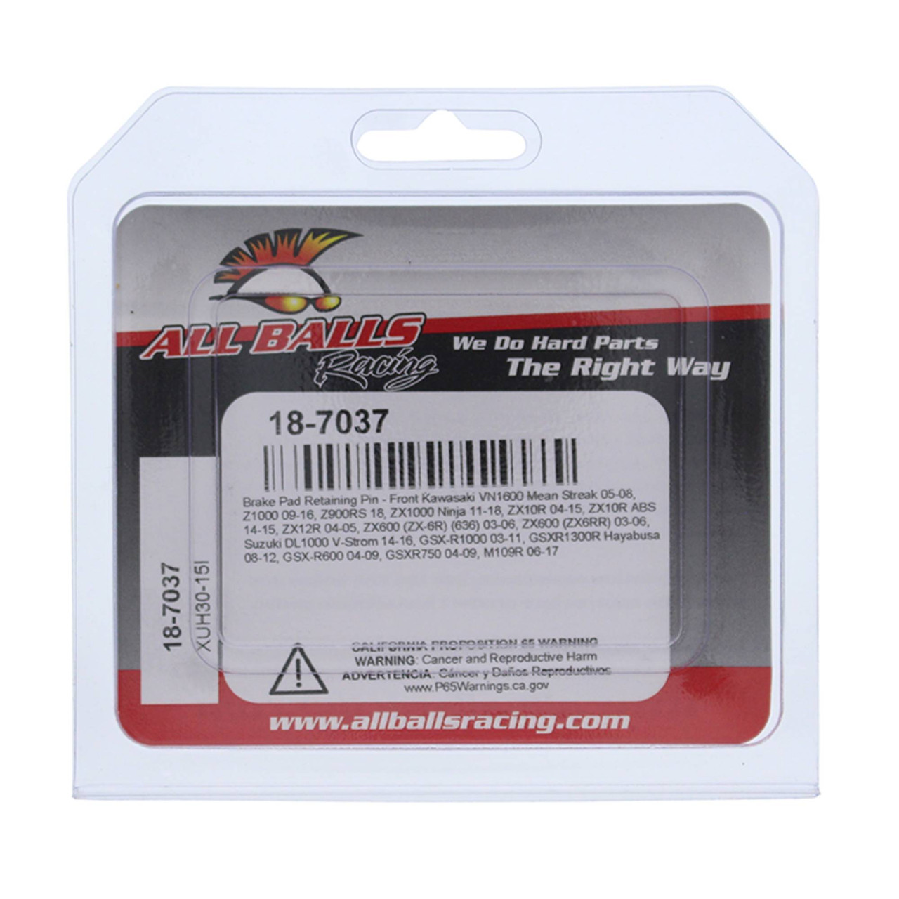 All Balls Front Caliper Bolt Kit 18-7037 - Kawasaki Ninja 1000 11
