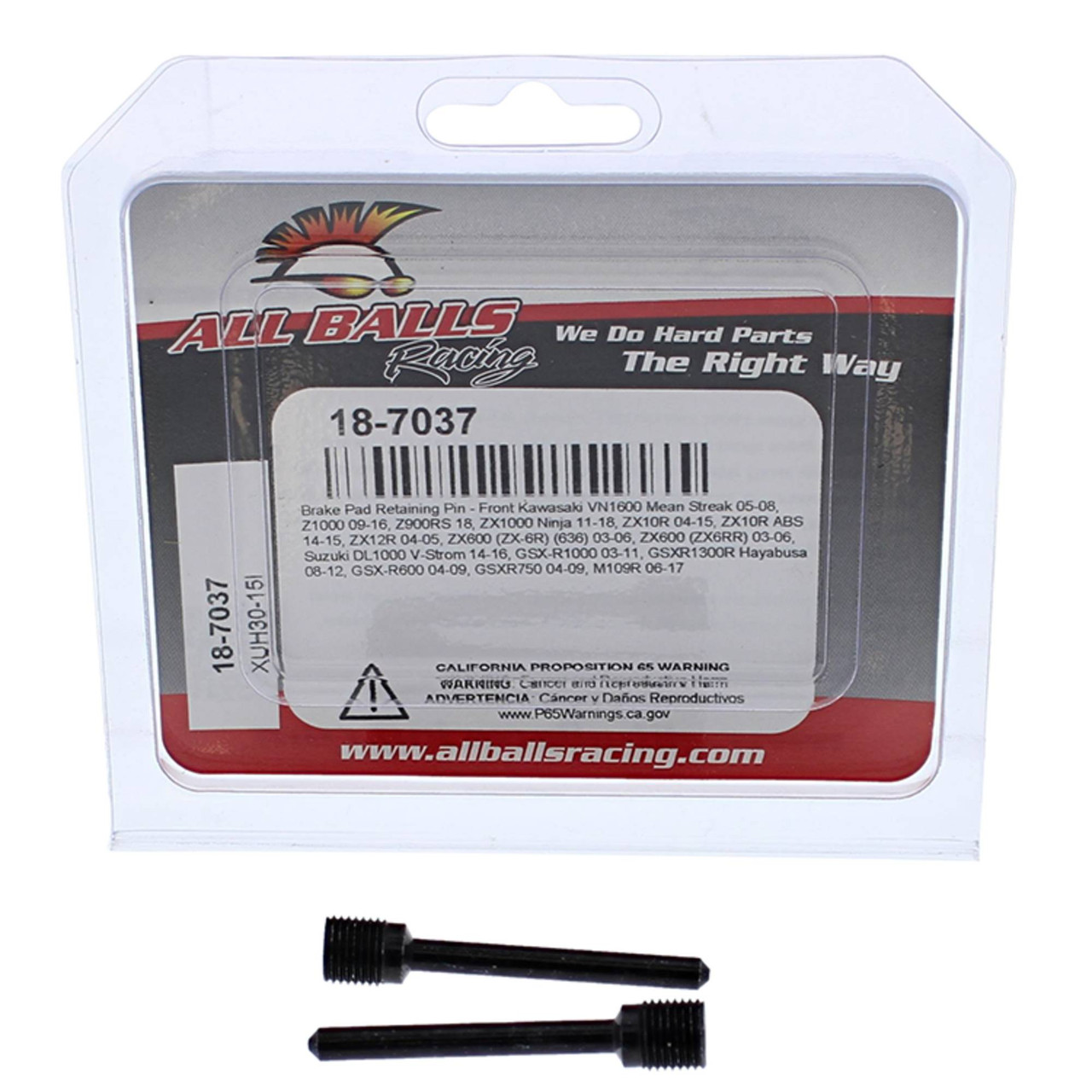 All Balls Front Caliper Bolt Kit 18-7037 - Kawasaki Ninja 1000 11