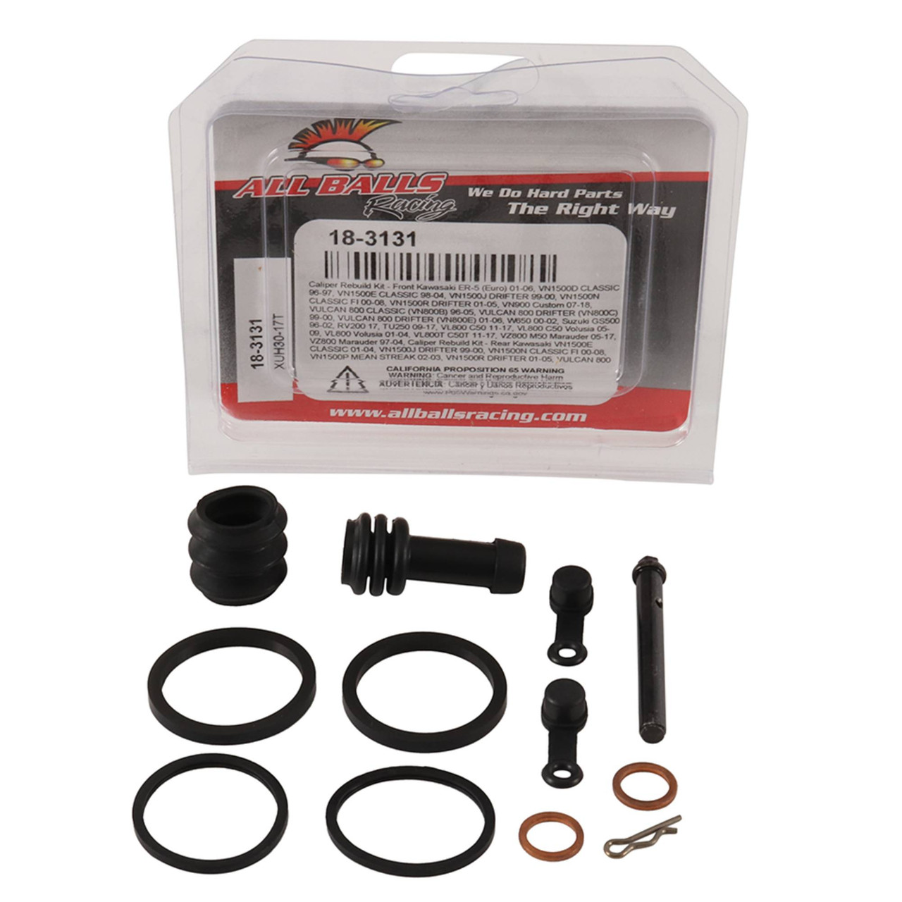 All Balls Front Caliper Rebuild Kit 18-3131 - Kawasaki ER 5 01-06