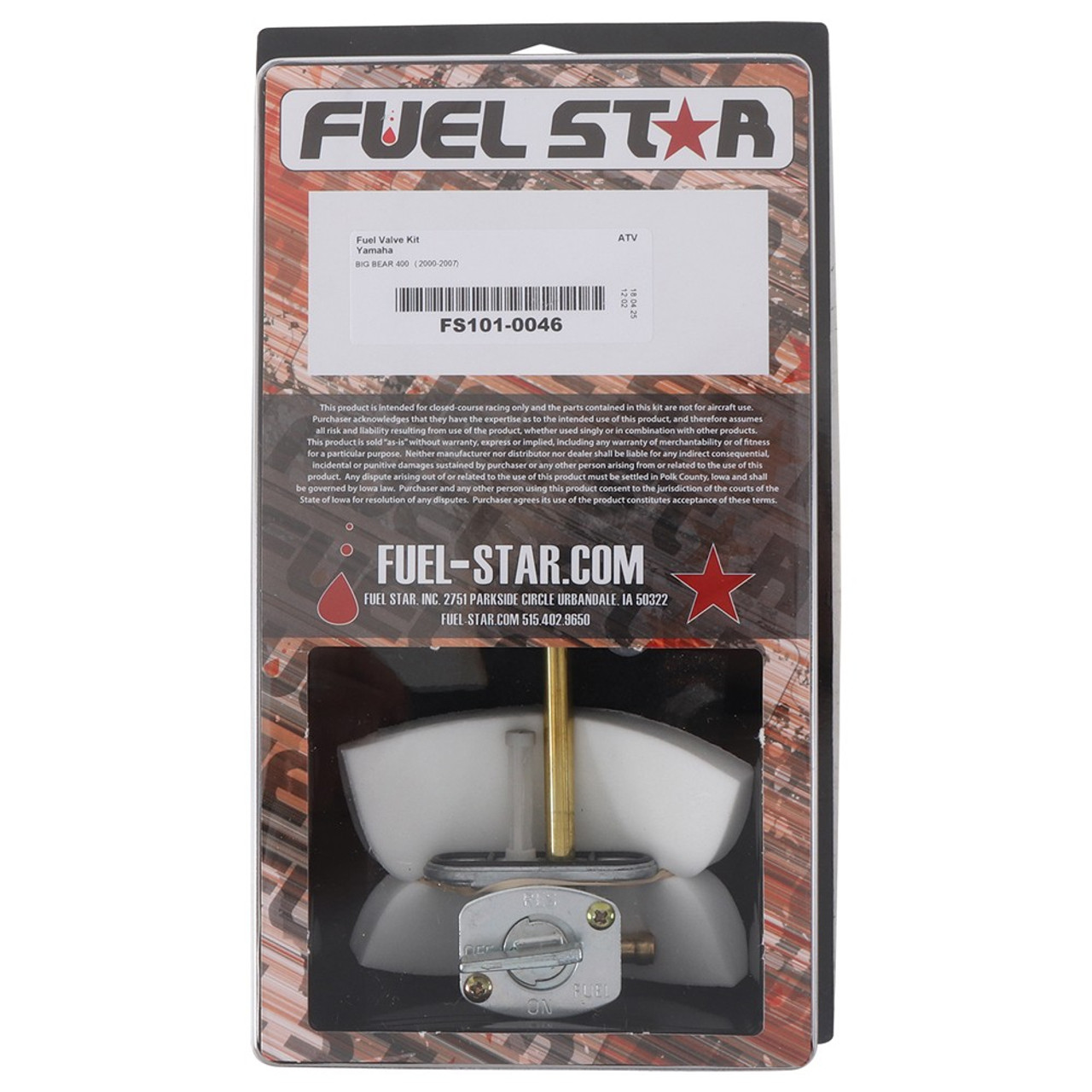 Fuel Star Fuel Valve Kit for Yamaha FS101-0046