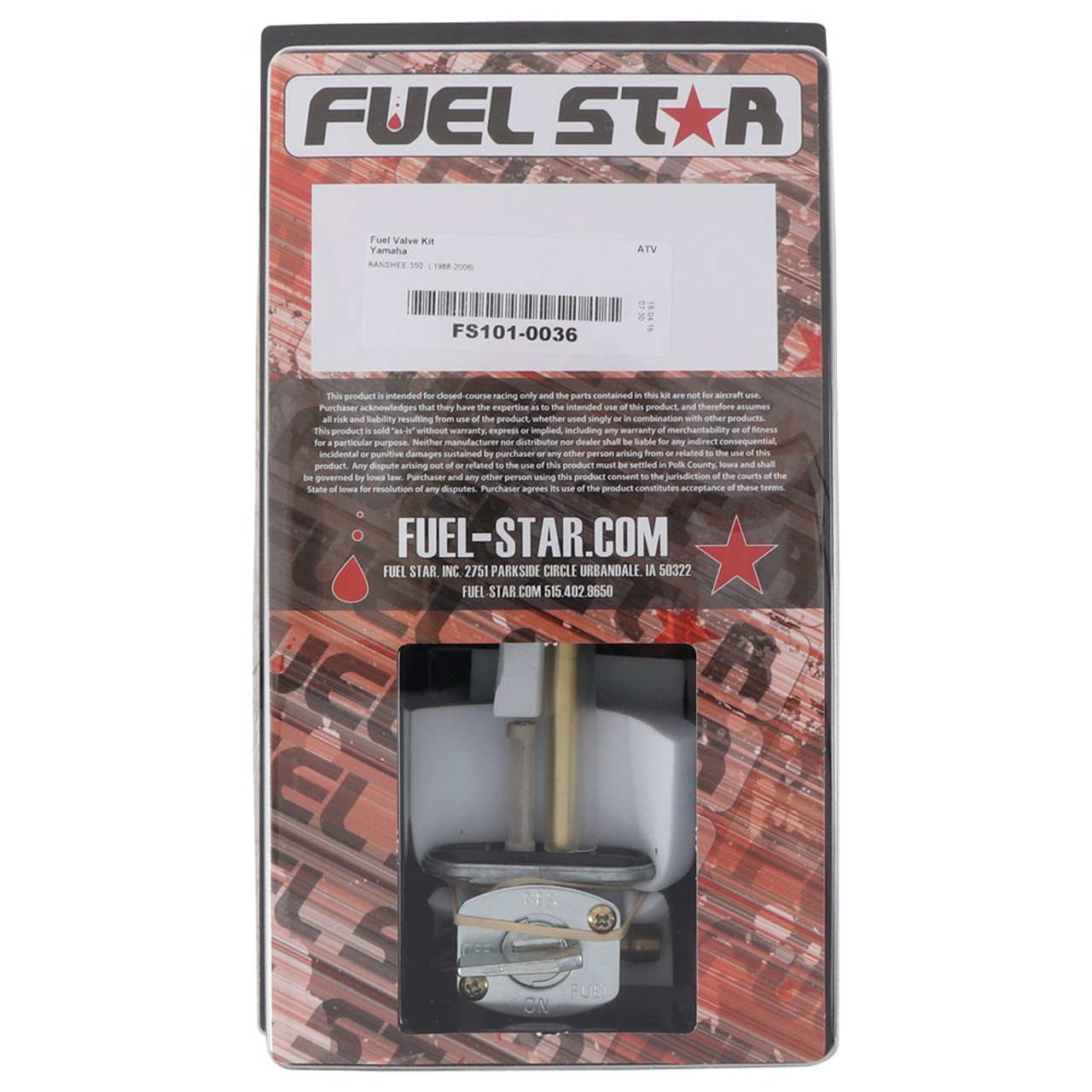 Fuel Star Fuel Valve Kit for Yamaha FS101-0036