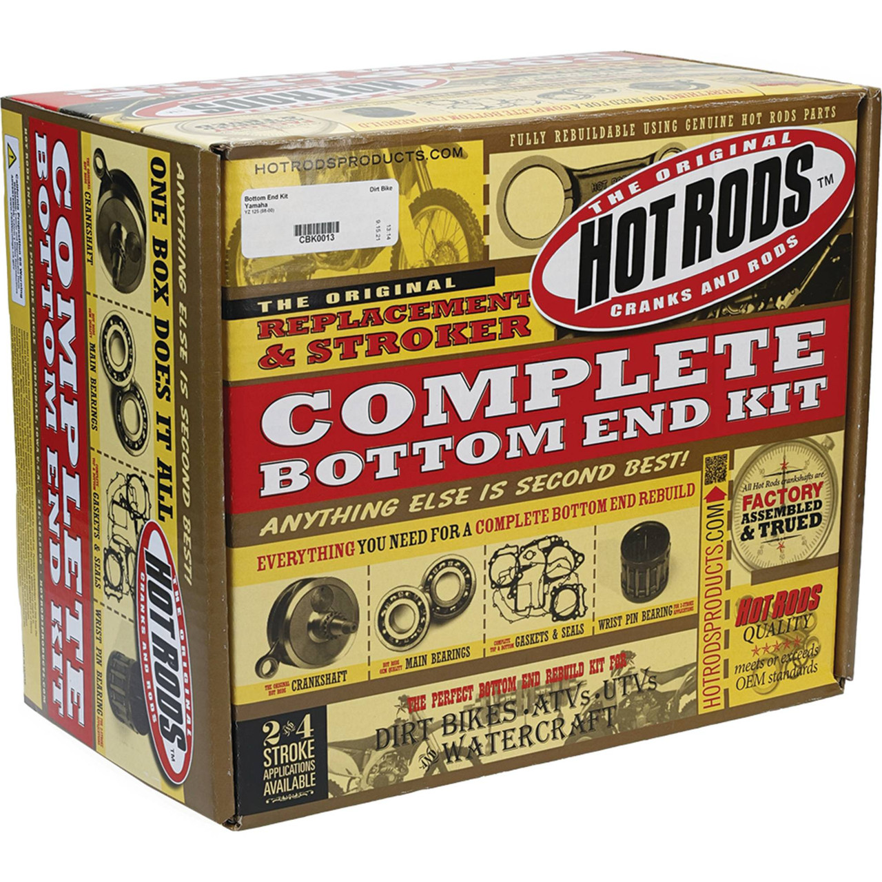 Hot Rods Bottom End Kit - Yamaha YZ 125 1998-2000 CBK0013 | DBE