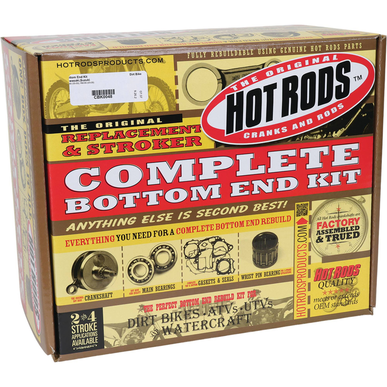 Hot Rods Bottom End Kit CBK0048 - Kawasaki KX 65 2000-2005 | DBE