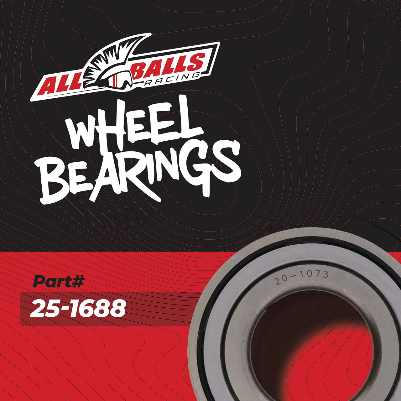 All Balls Front Wheel Bearing For Honda TRX500TM & TRX420 – New (Free Shipping)
