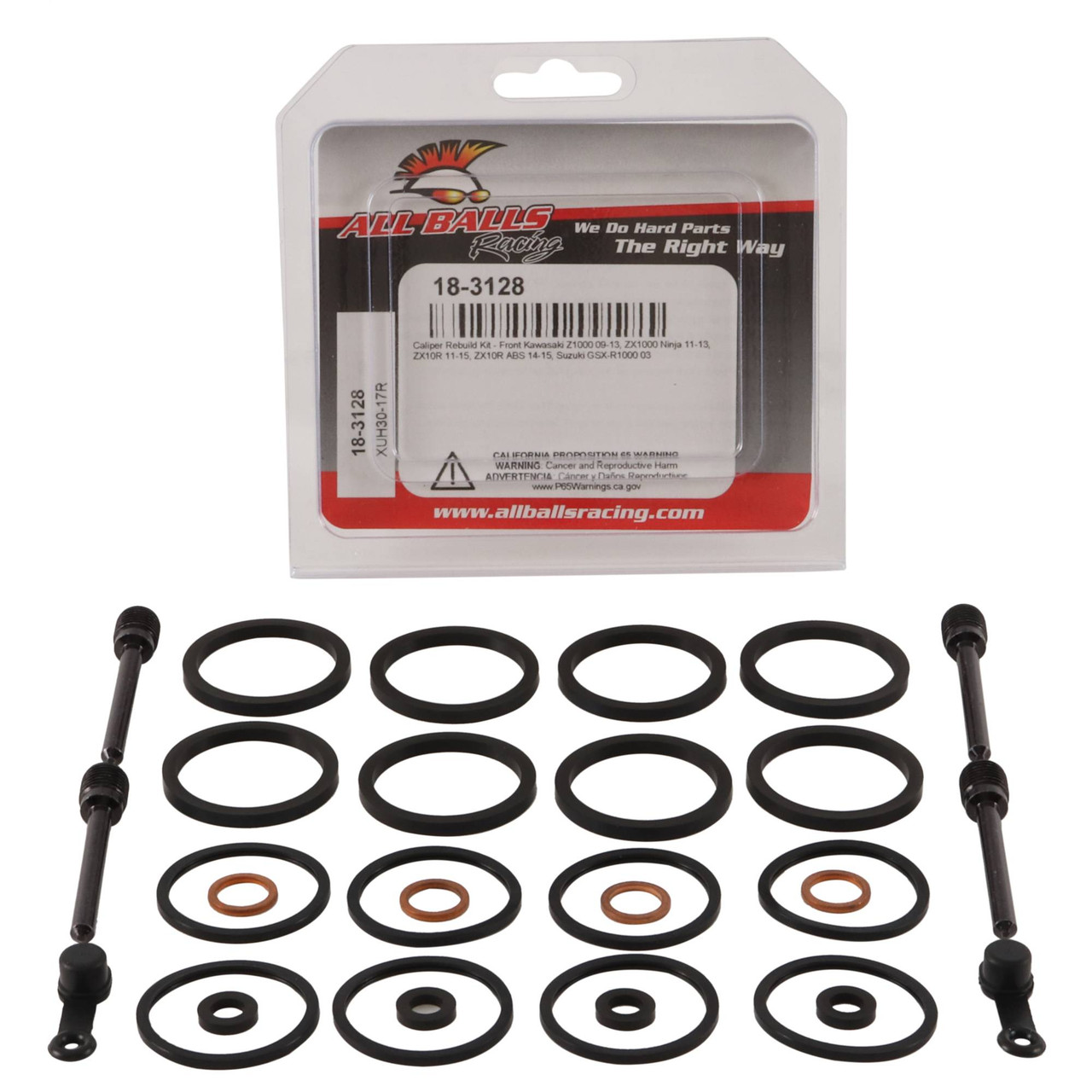 All Balls Front Caliper Rebuild Kit 18-3128 - Kawasaki Ninja 1000
