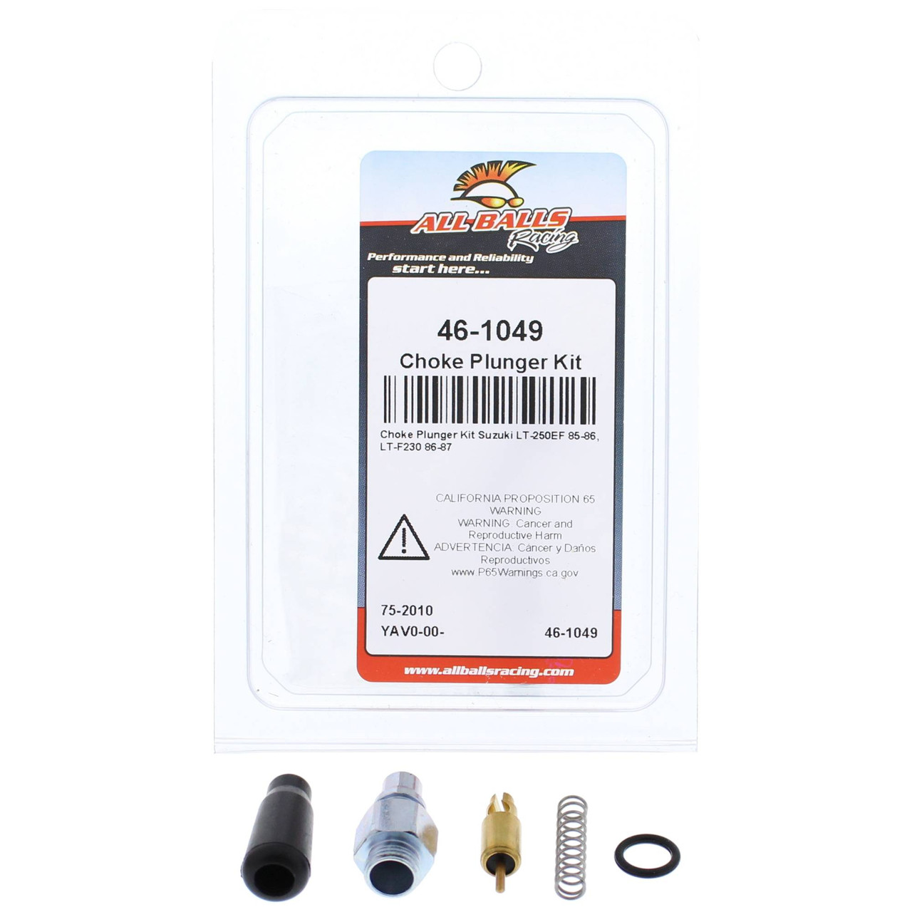 All Balls Choke Plunger Kit (46-1049) - Suzuki LT-250EF 85 86, LT
