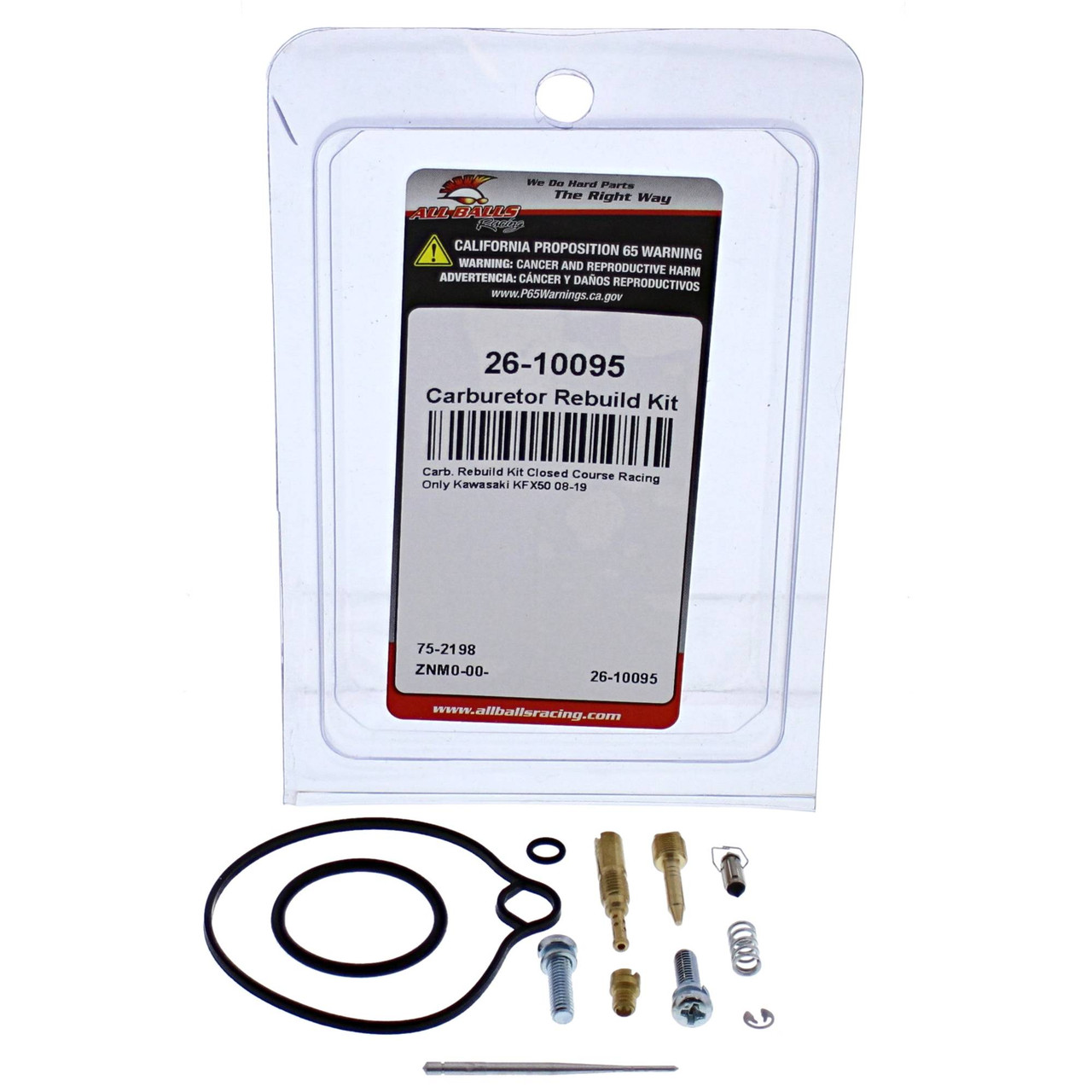 All Balls Carburetor Rebuild Kit (26-10095) - Kawasaki KFX50 08 09