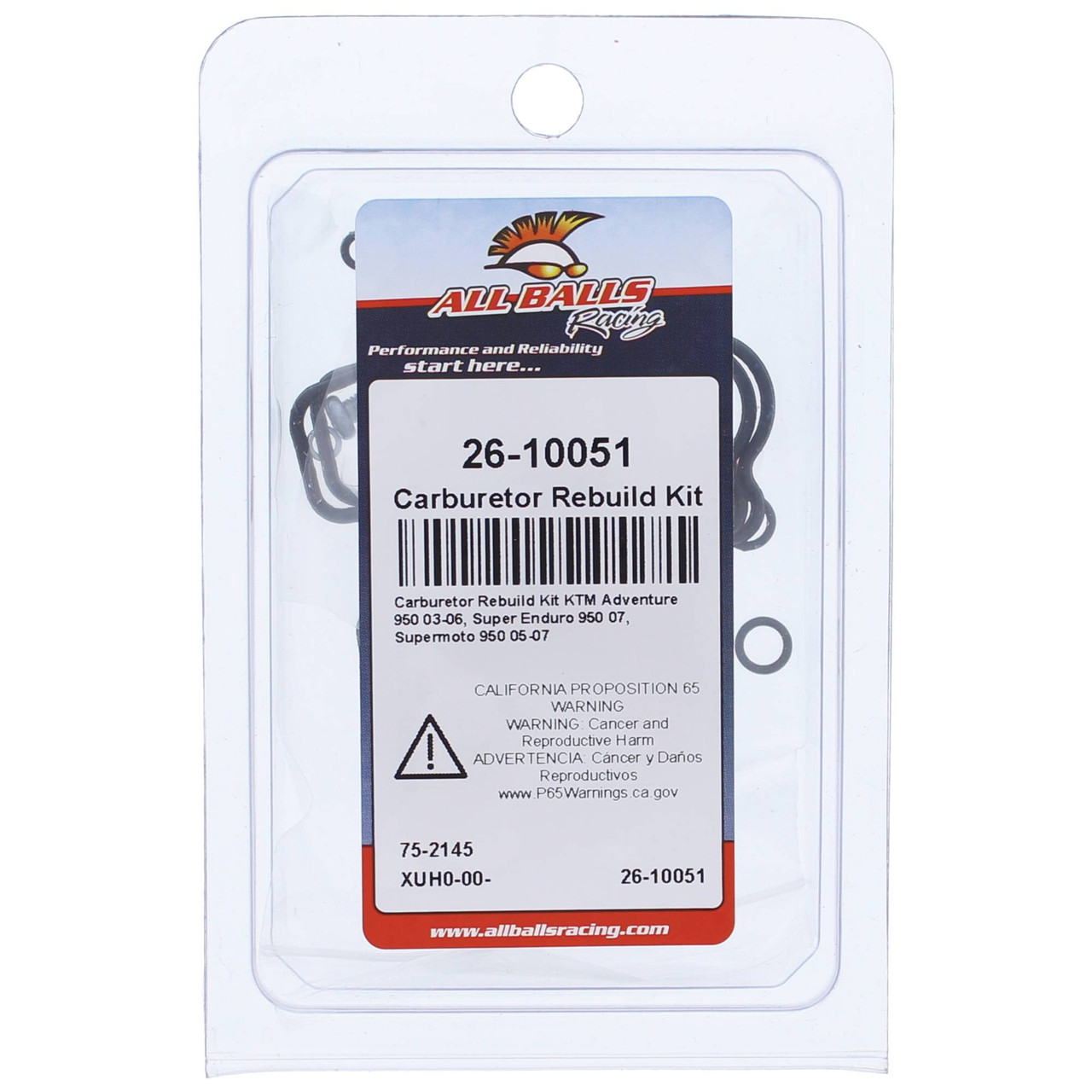 All Balls Carburetor Rebuild Kit (26-10051) - KTM Adventure 950 03
