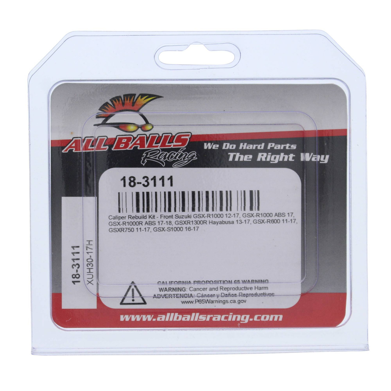 All Balls Front Caliper Rebuild Kit 18-3111 - Suzuki GSX 1300 R