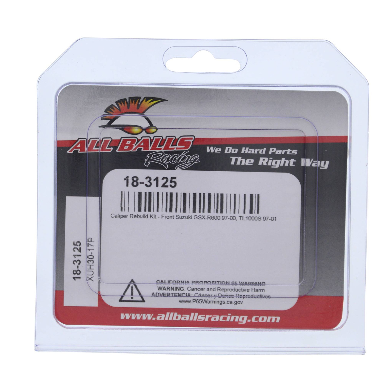 All Balls Front Caliper Rebuild Kit 18-3125 - Suzuki GSX-R 600 97