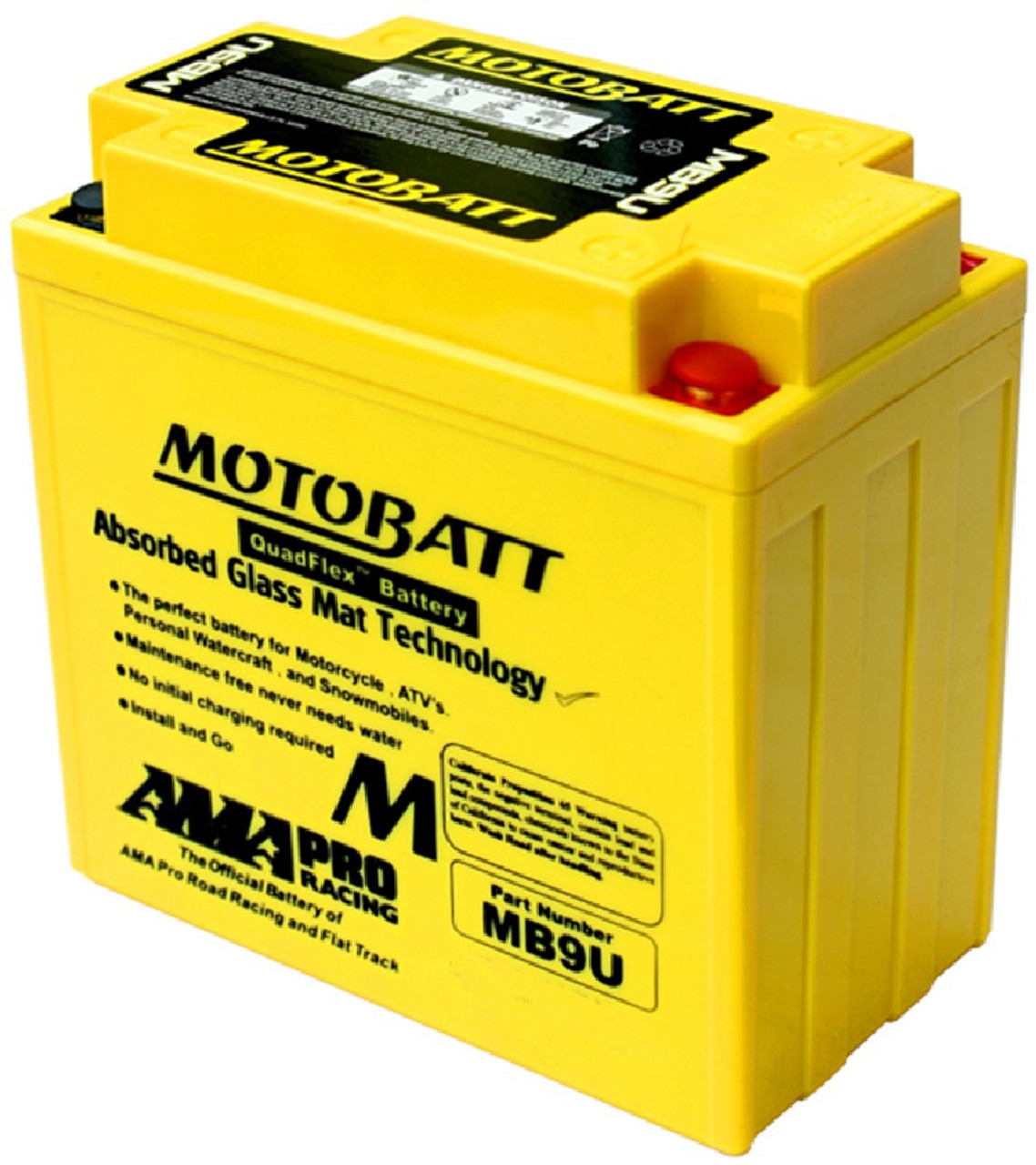 Motobatt MB9U 11Ah Battery - Bsa 250, 350, 400, 441, 500 (12V) | DBE
