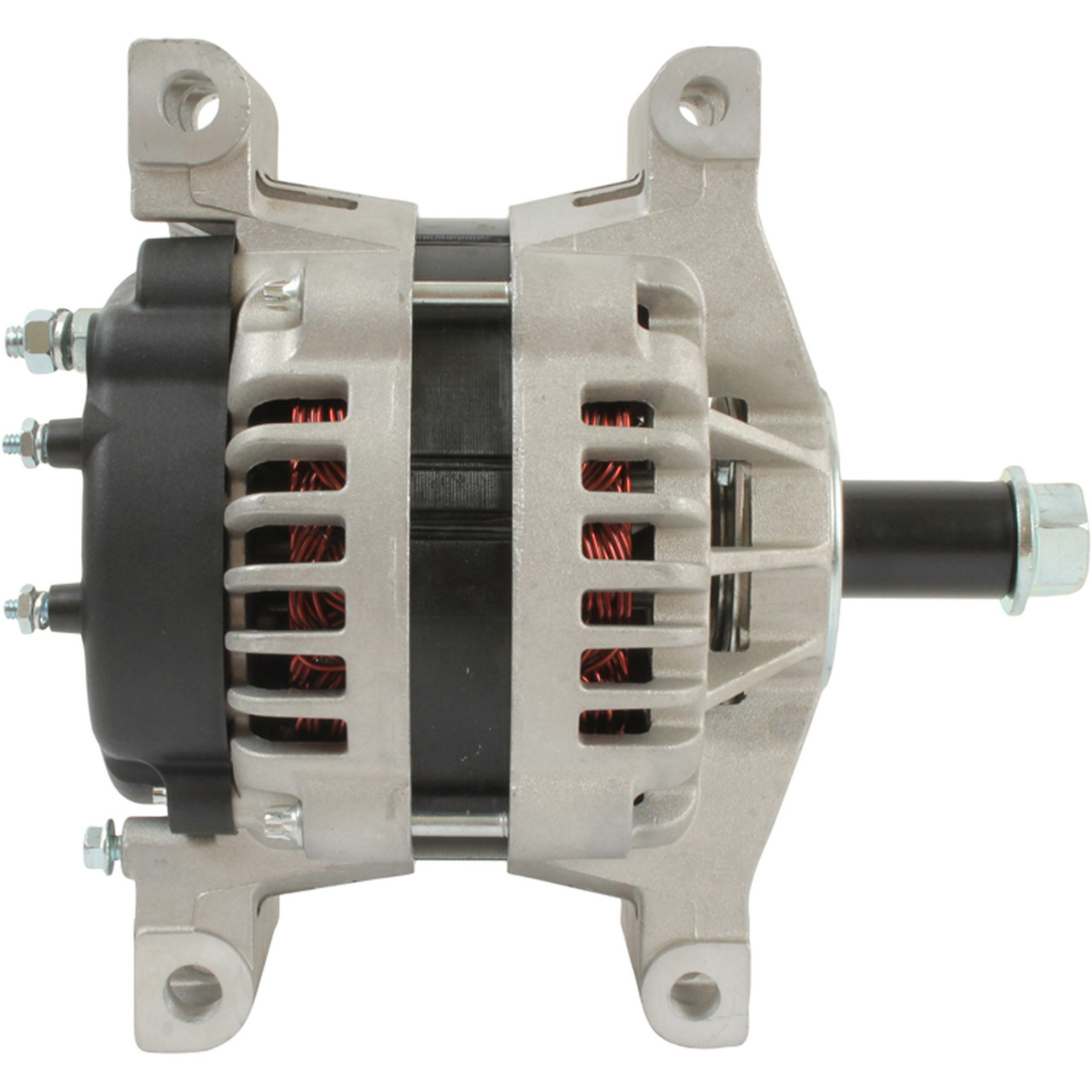 TRUCK ALTERNATOR - DELCO 24SI 160 AMP 8600889 QUAD Mount 400-12286