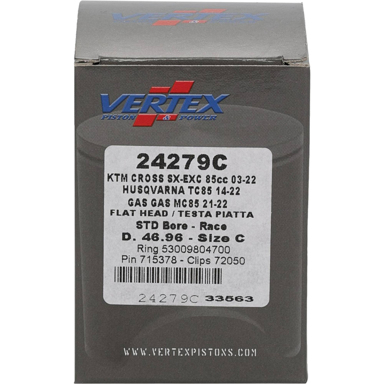 Vertex Cast Race Piston Kit 24279C for Husqvarna TC 85 2014-2020 | DBE
