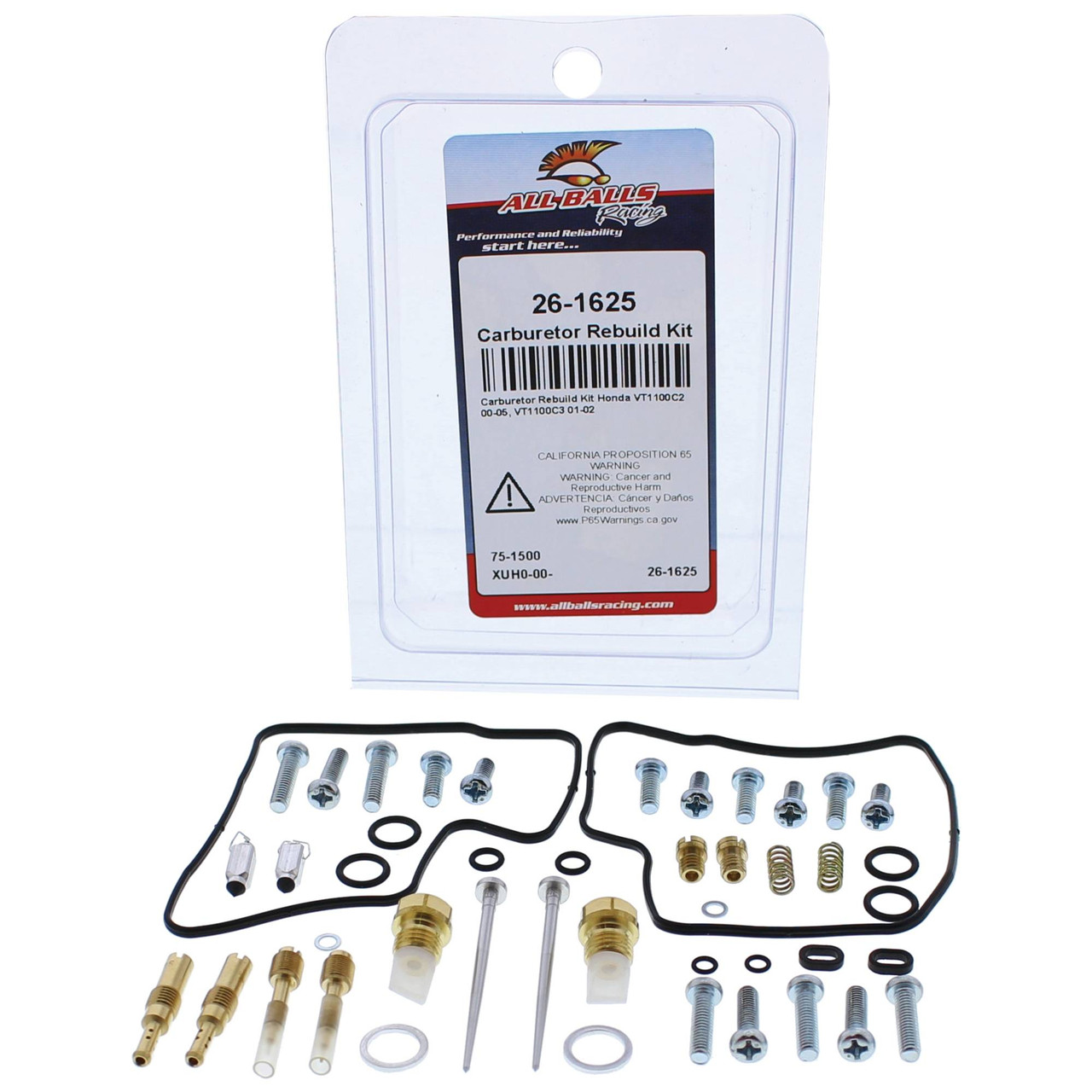 【B】　パック Yamaha Yz250f Carb Rebuild Kit 2004 All Balls Carb Rebuild Kit For