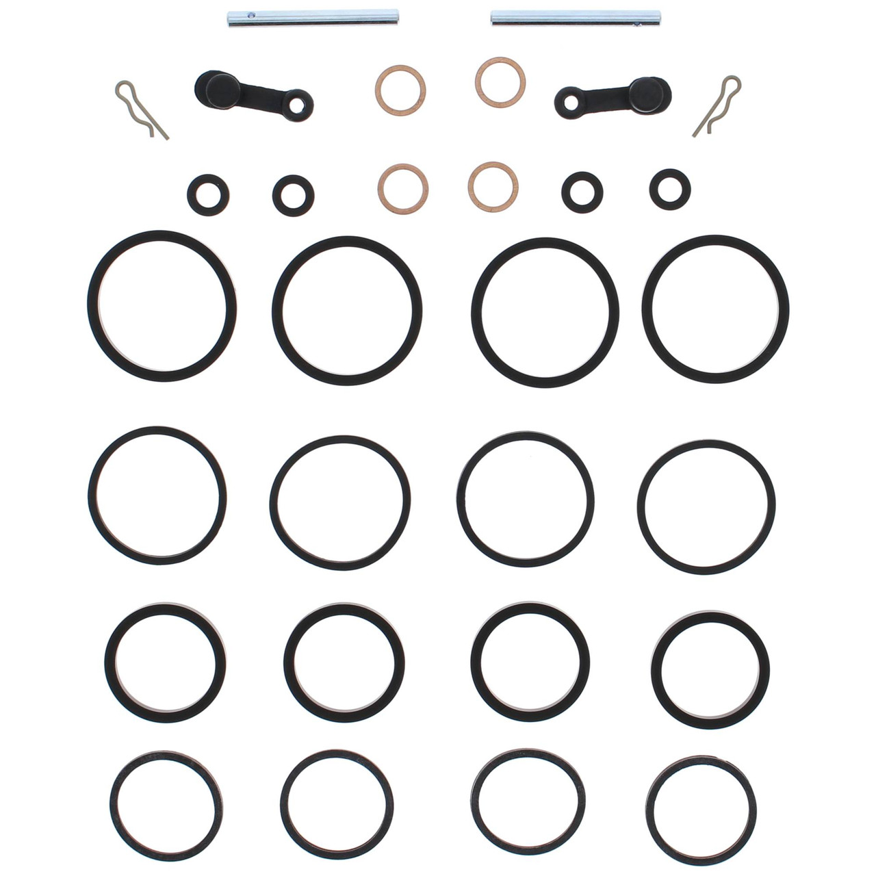 その他 S All Balls Caliper Rebuild Kit 18-3154 for Kawasaki ZX 7 Ninja ZX