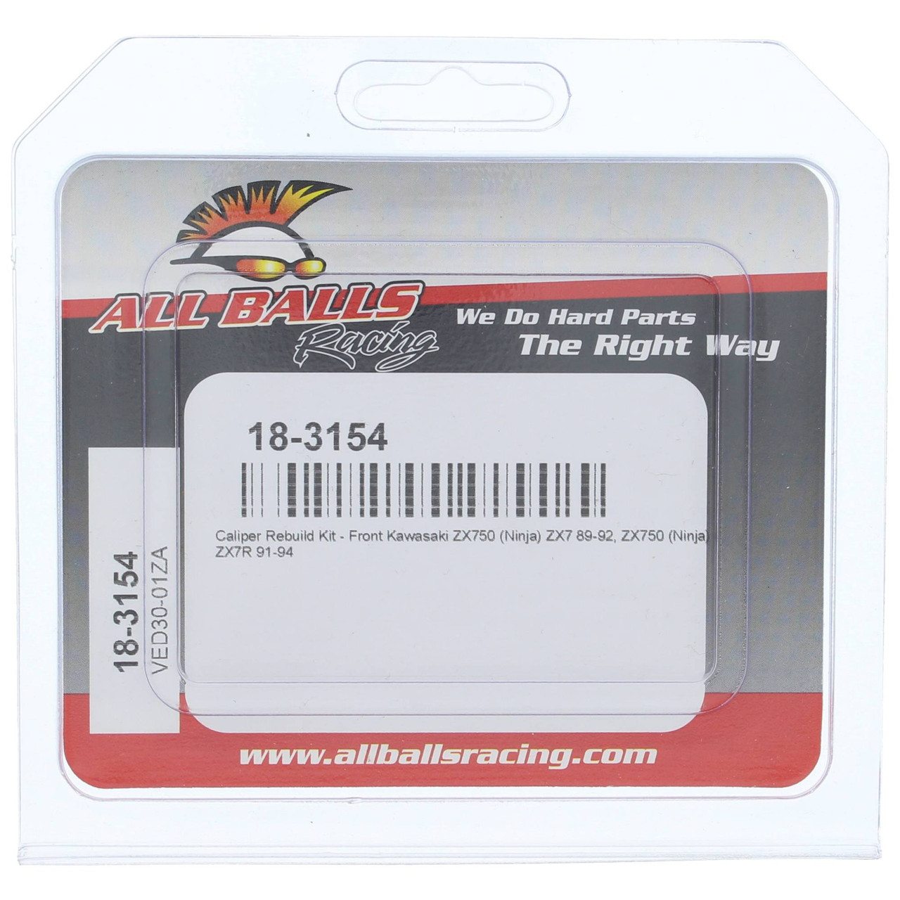 All Balls Caliper Rebuild Kit 18-3154 for Kawasaki ZX 7 Ninja ZX