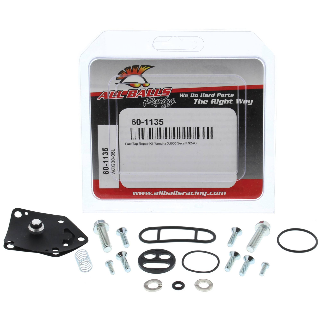 All Balls Fuel Tap Repair Kit 60-1135 for Yamaha XJ600 Seca II 92