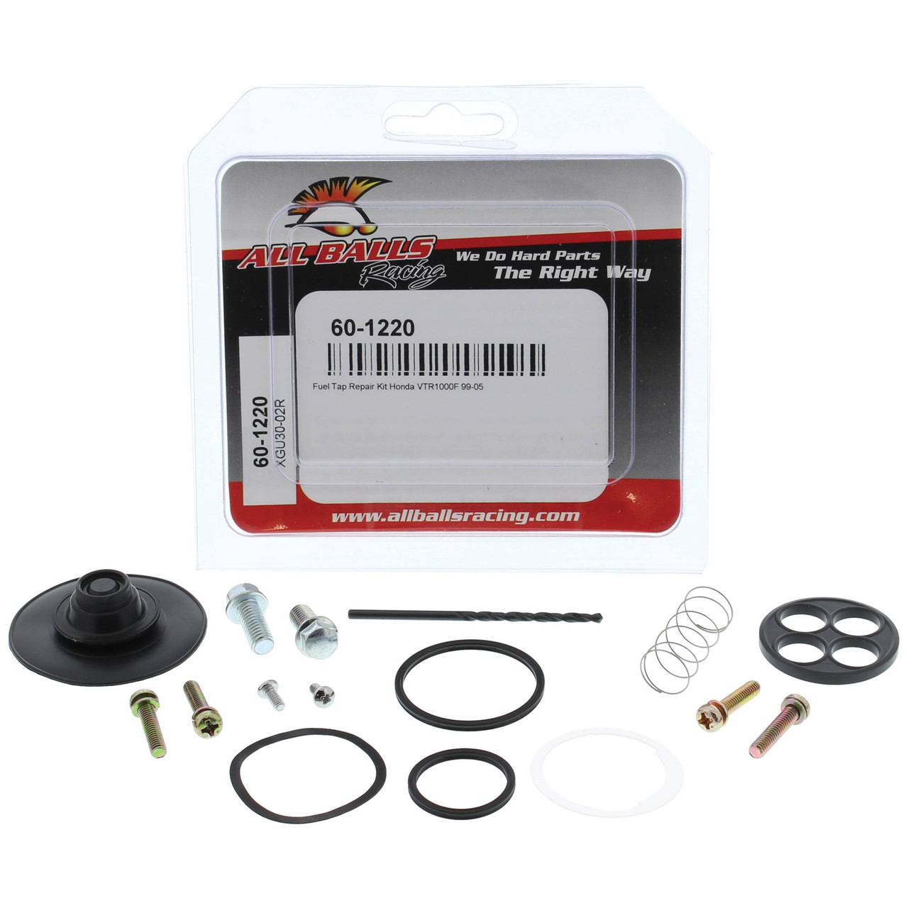 All Balls Fuel Tap Repair Kit Honda Rivet Style for Honda VTR 1000 99