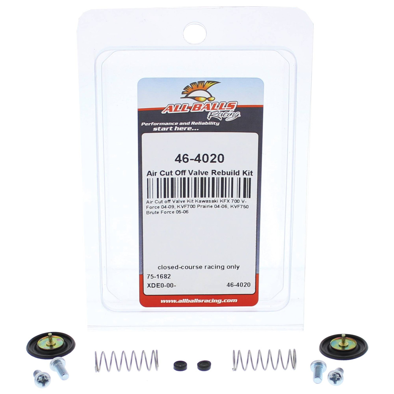 All Balls Air Cut Off Valve Rebuild Kit for Kawasaki KVF 700 All Balls Air Cut Off Valve Rebuild Kit for Kawasaki KVF 700
