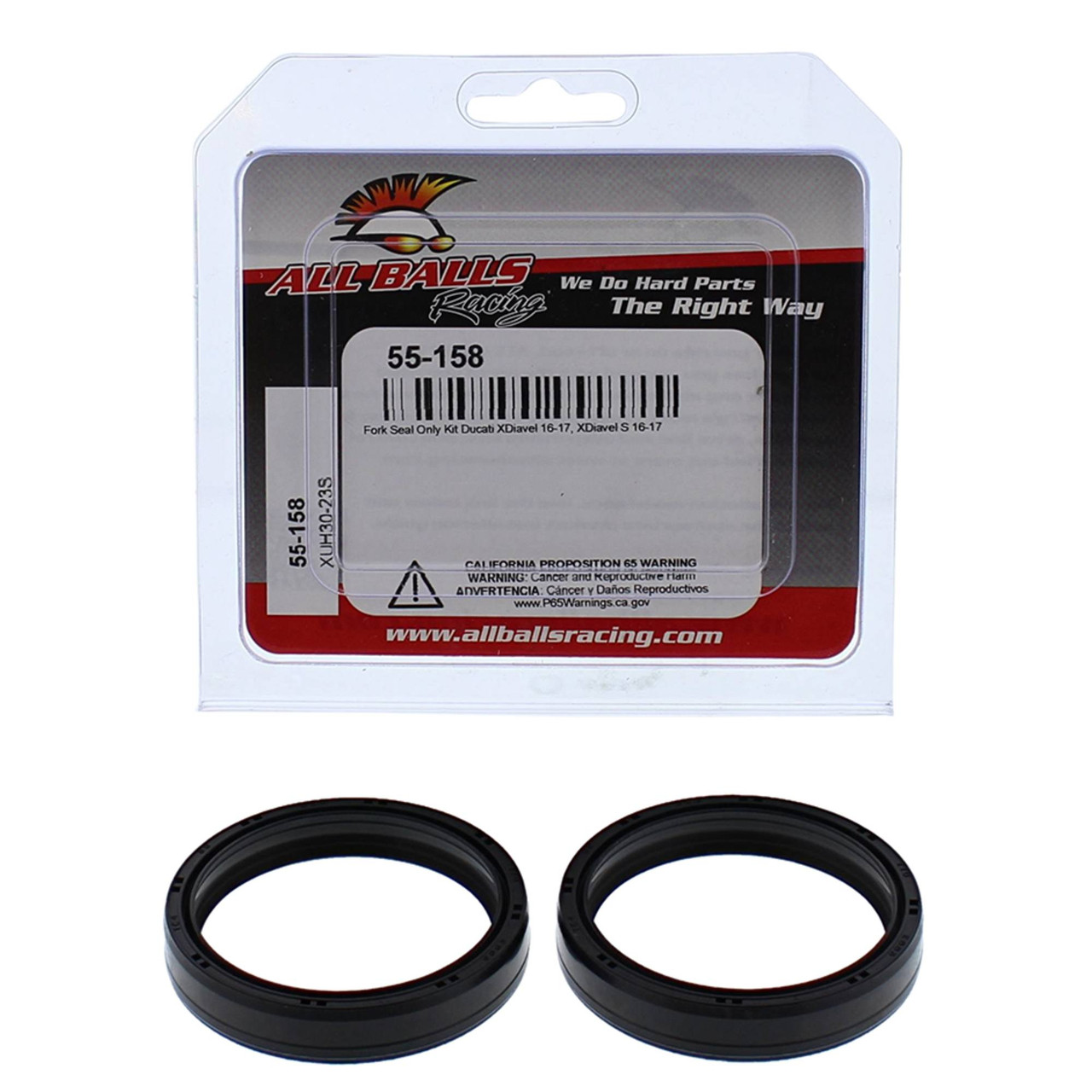 All Balls Fork Seal Kit 55-158 for Ducati XDiavel 1198 16, XDiavel