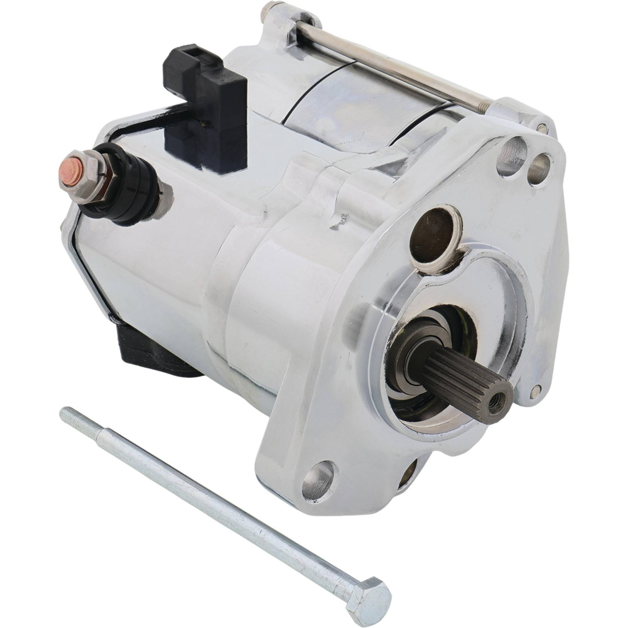 All Balls Big Twin Starter - 1.7kw - Chrome 80-1004 for Harley