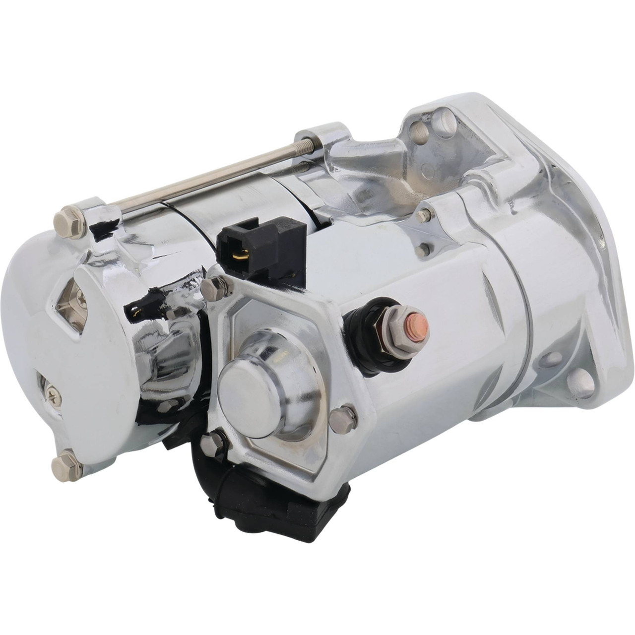 All Balls Big Twin Starter - 1.7kw - Chrome 80-1004 for Harley