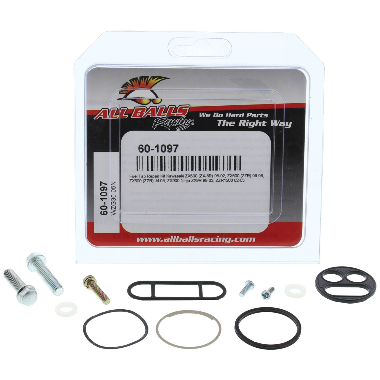 All Balls Fuel Tap Repair Kit 601097 for Kawasaki ZX 6R ZX 600G 98 99