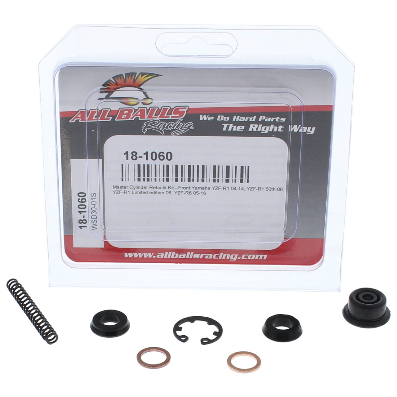 All Balls Master Cylinder Rebuild kit for Yamaha YZFR1 Limited edition 06