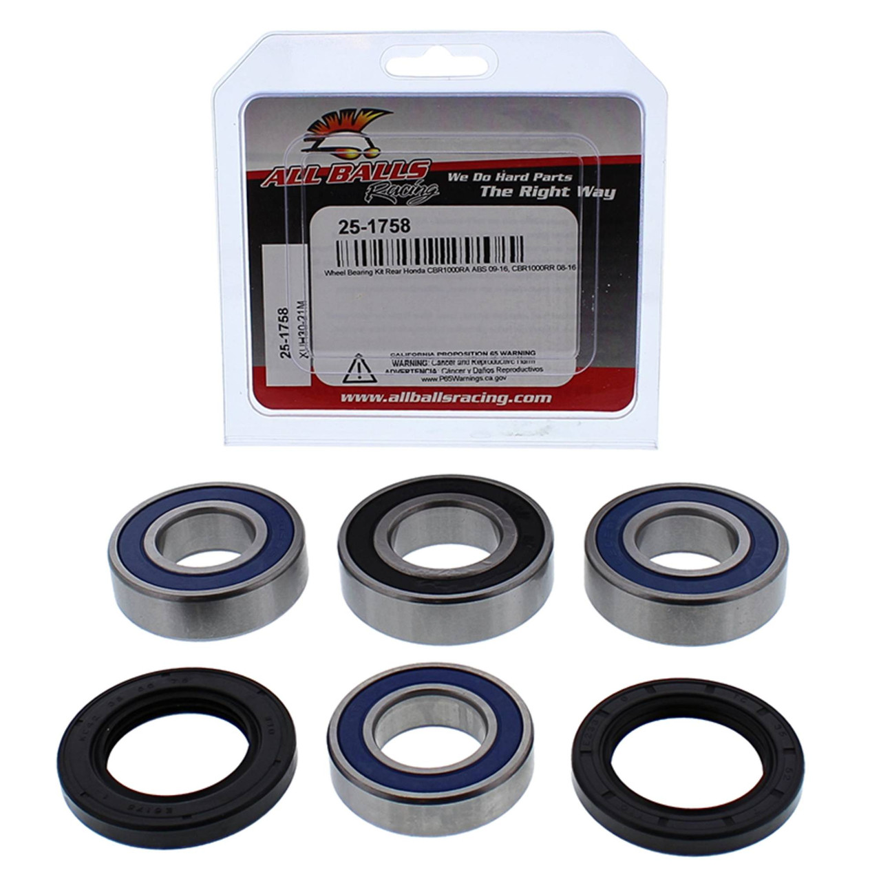 All Balls 25-1434 Kit Cuscinetti Ruota Anteriore Arctic Cat 300 2x4