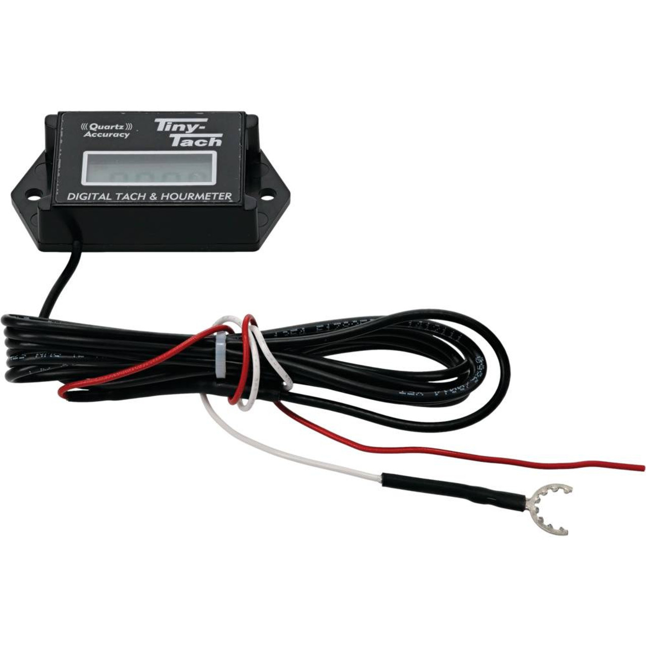 Tiny Tach Cable length is 6 ft., 0 to 19,999 RPM display 750-920
