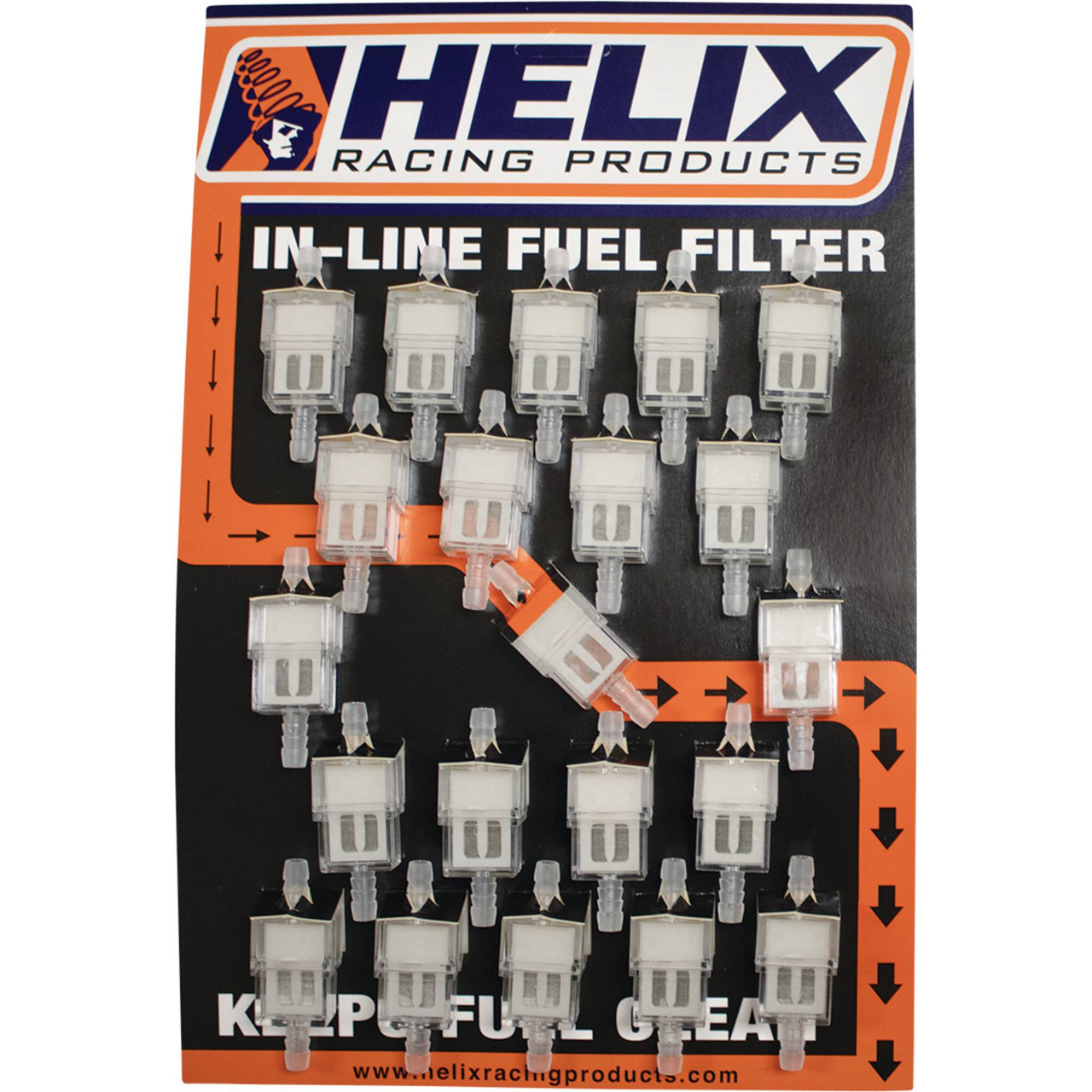 Fuel Filter For Helix Racing Products 118-9210 1/4