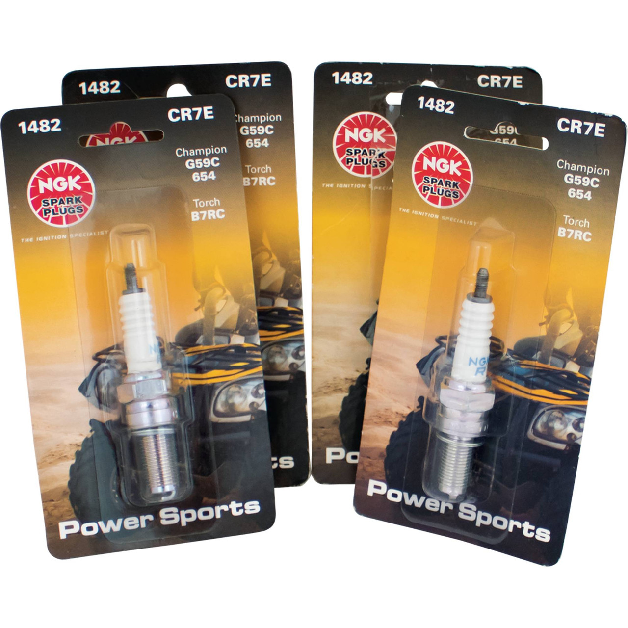 Spark Plug For NGK 4578, CR7E Resistor Plug Type; 1308124 DB Electrical