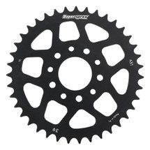 Supersprox Black Aluminum Sprocket, 39T, Chain Size 415, RAL-451-39-BLK